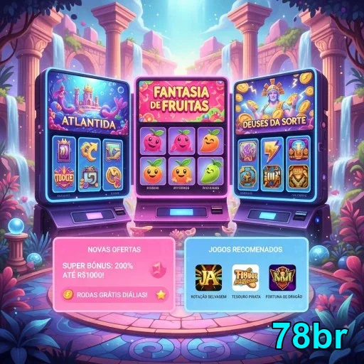 Ilustração de Explore o Cassino Online da 78br com Pagamentos Rápidos
