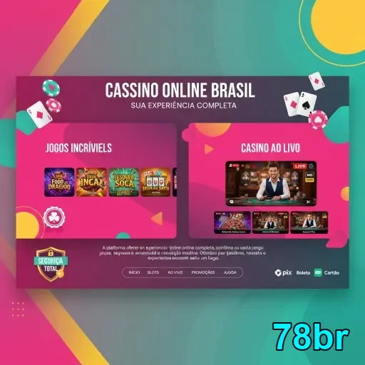Ilustração de Acesse o cassino online 78br com login rápido e seguro